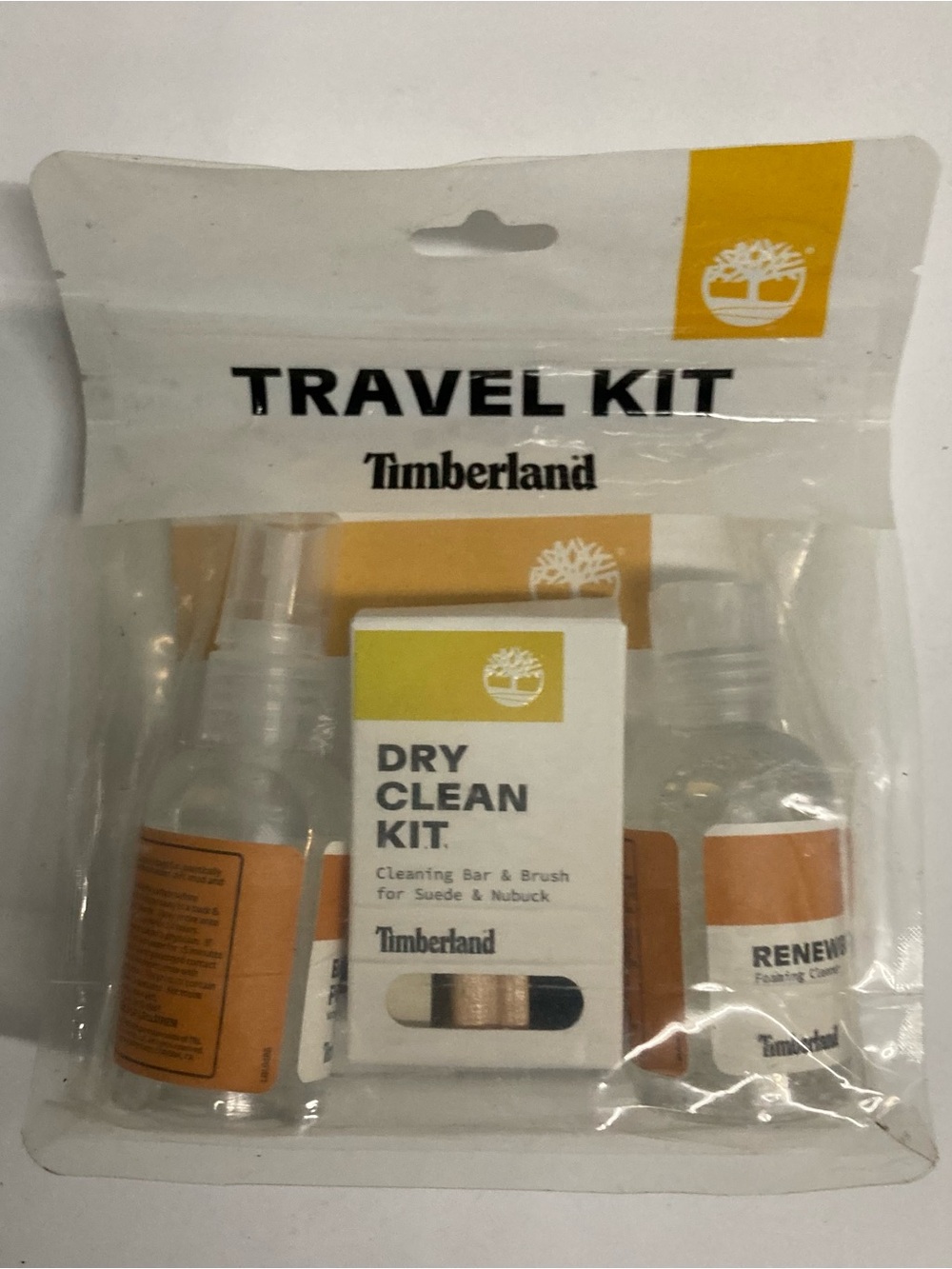 Timberland Travel Care Kit - White & Yellow Accents